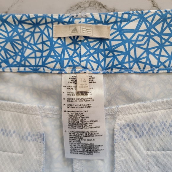 Adidas Deco print Golf Shorts - Picture 6 of 8